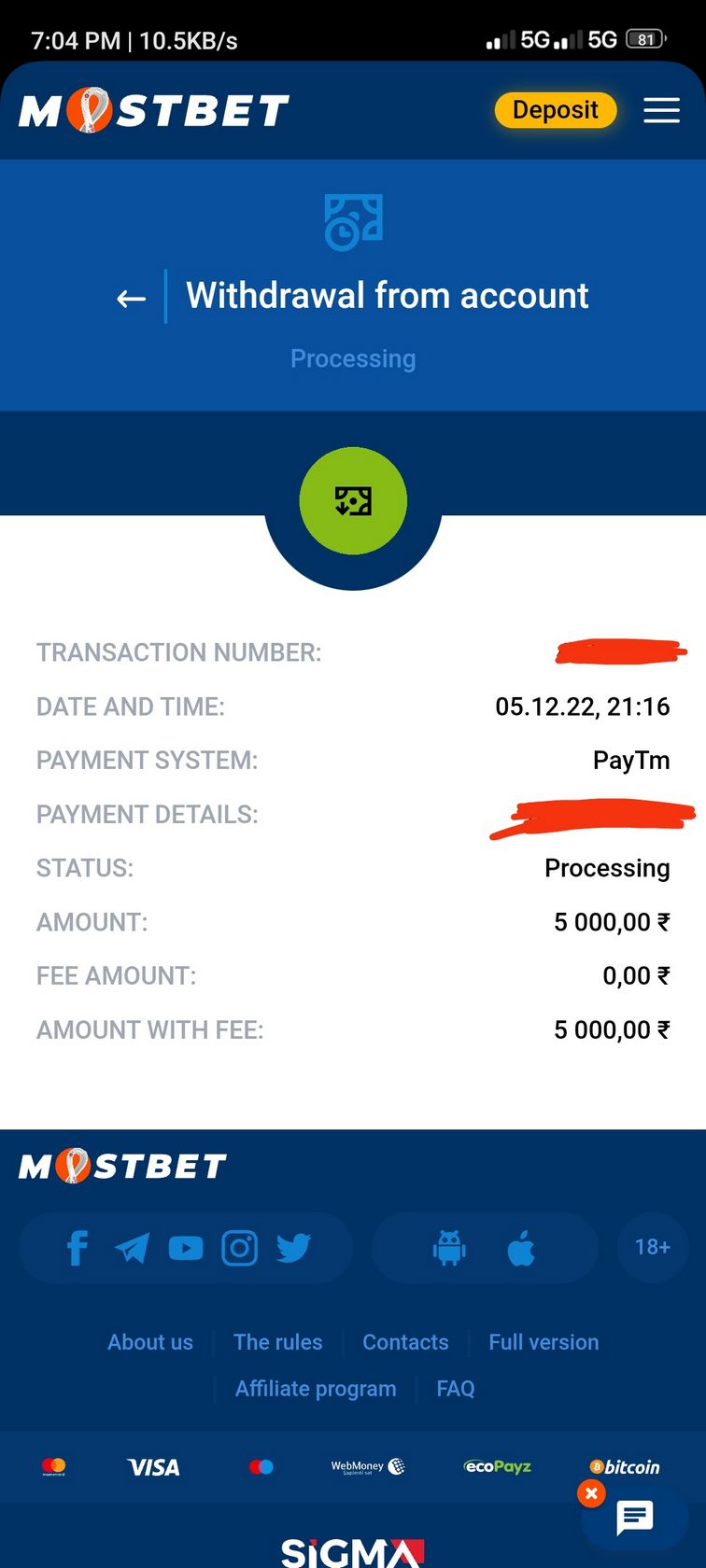 Mostbet em Portugal